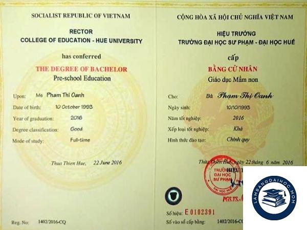 Làm bằng đại học nông lâm